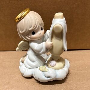 Angel Figurine with Halo and Wings